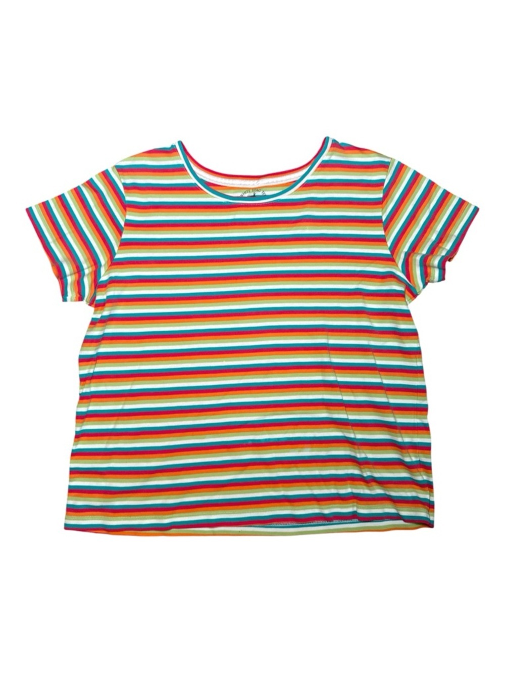 White Stag Women's Multicolor Striped T-shirt Large